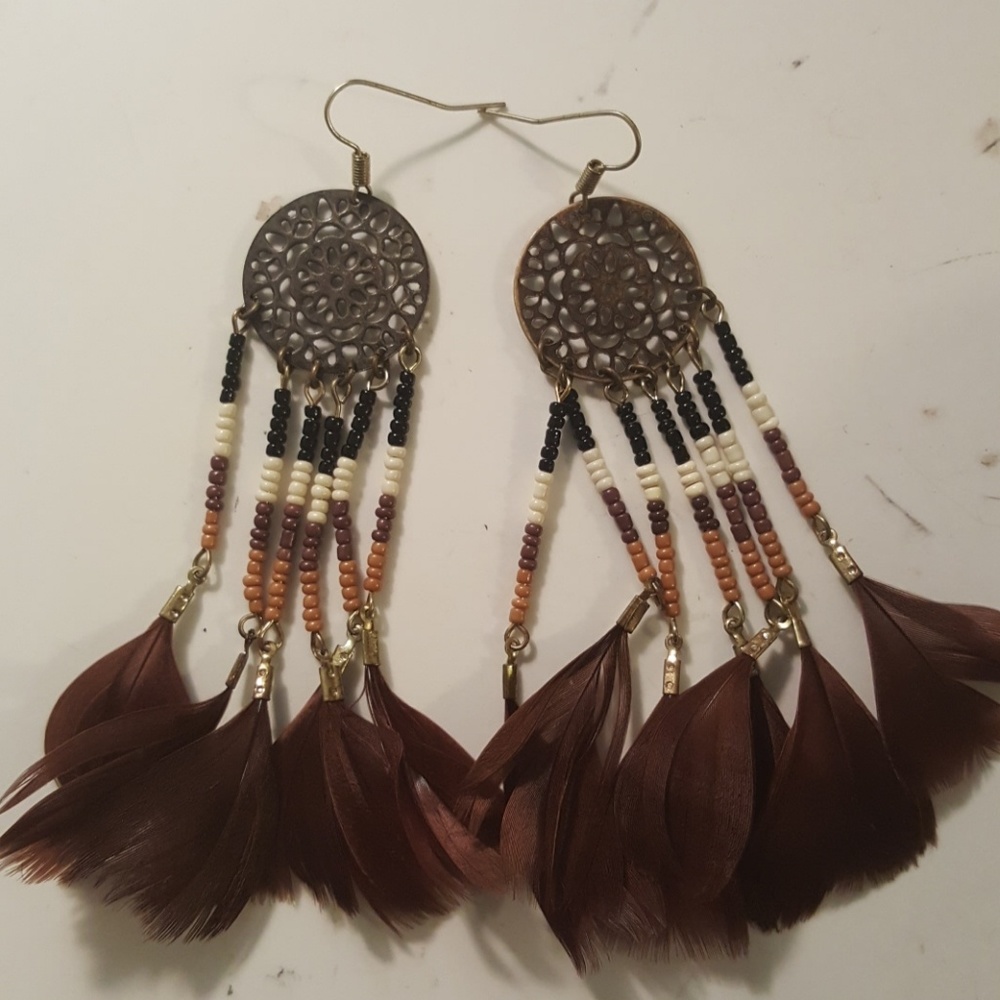 Feather Earrings